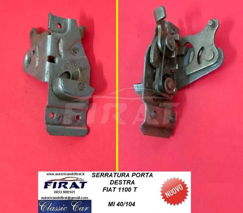 SERRATURA PORTA FIAT 1100 T DX (40/104)